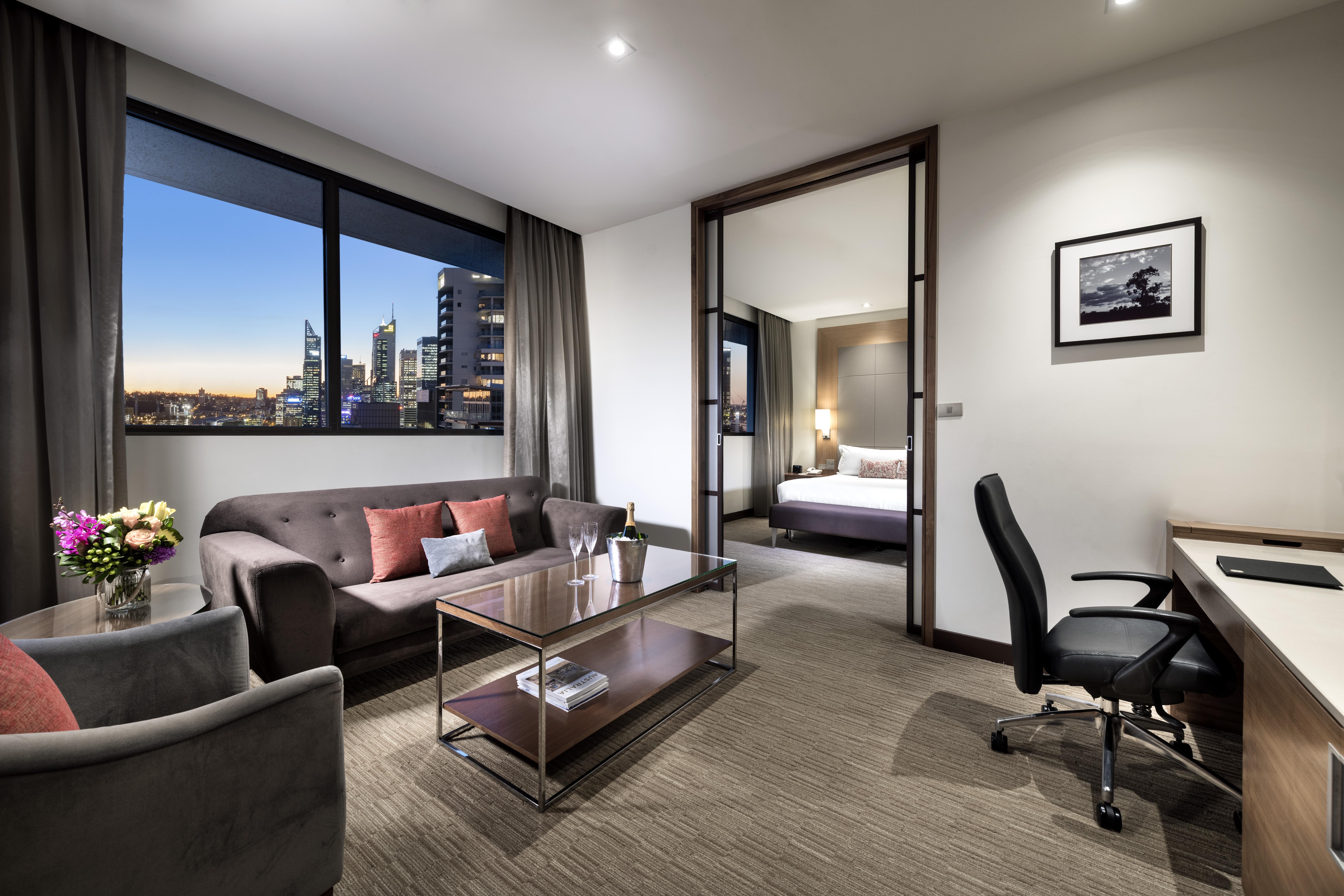 Hotel Pan Pacific Perth Extérieur photo A suite at the Crown Towers
